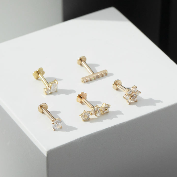Gold Helix Piercing, Cartilage Earring, Tragus Earring, Daith Piercing,  Daith Earring, Tragus Piercing - Etsy | Gold cartilage earrings, Helix  jewelry, Gold helix earrings